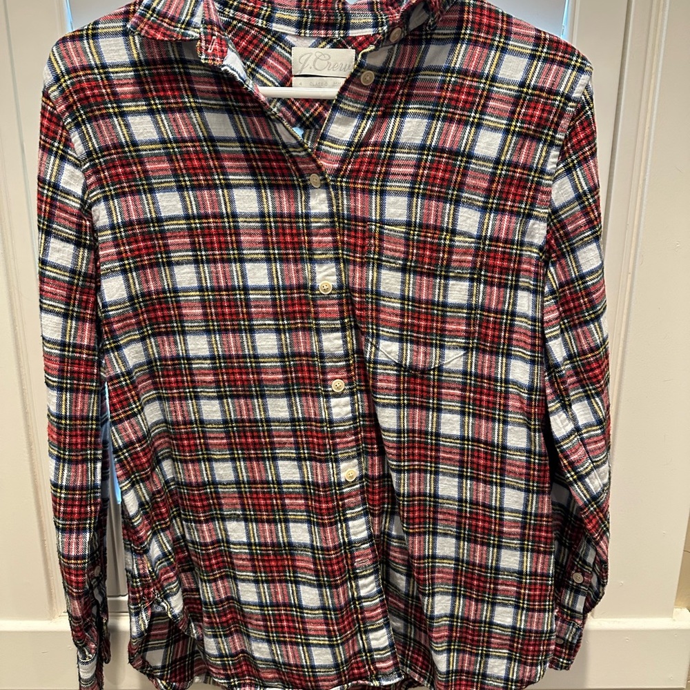 JCrew Plaid Flannel